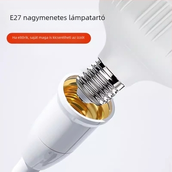 E27-es lámpatartó kapcsolóval, univerzális adapter és LED falilámpához aljzat rugalmas csővel