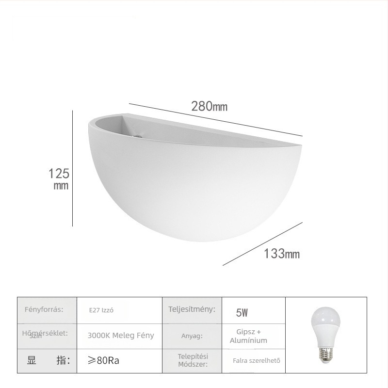 Gipsz falikar nappalira, TV mögötti falhoz, folyosóra és lépcsőházba; Wabi-Sabi stílusú LED fény, luxus LED lámpa