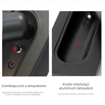 Beépített falikar teljes spektrummal, forgó fejjel a hálószoba olvasásához és nordic stílusú folyosó világításához.