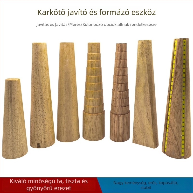 Fából készült karkötő deformációs javító és méretező eszköz