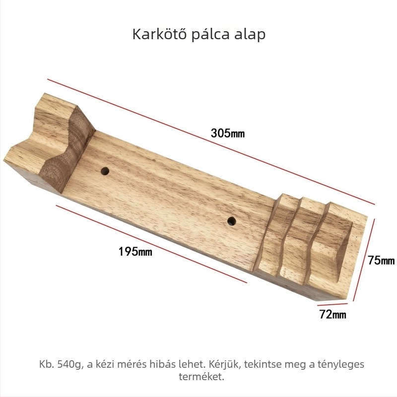 Fából készült karkötő deformációs javító és méretező eszköz