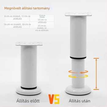 Teleszkópos bútorlábak, állítható lábak szekrényekhez, TV-állványokhoz, kávéasztalokhoz és más bútorokhoz