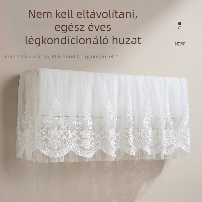 Porvédő huzat falra szerelt klímaberendezéshez, univerzális, 1.5P, otthoni és hálószobai használatra