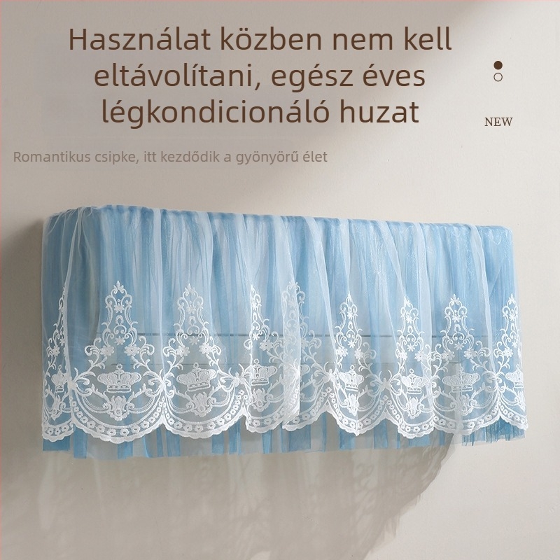 Porvédő huzat falra szerelt klímaberendezéshez, univerzális, 1.5P, otthoni és hálószobai használatra