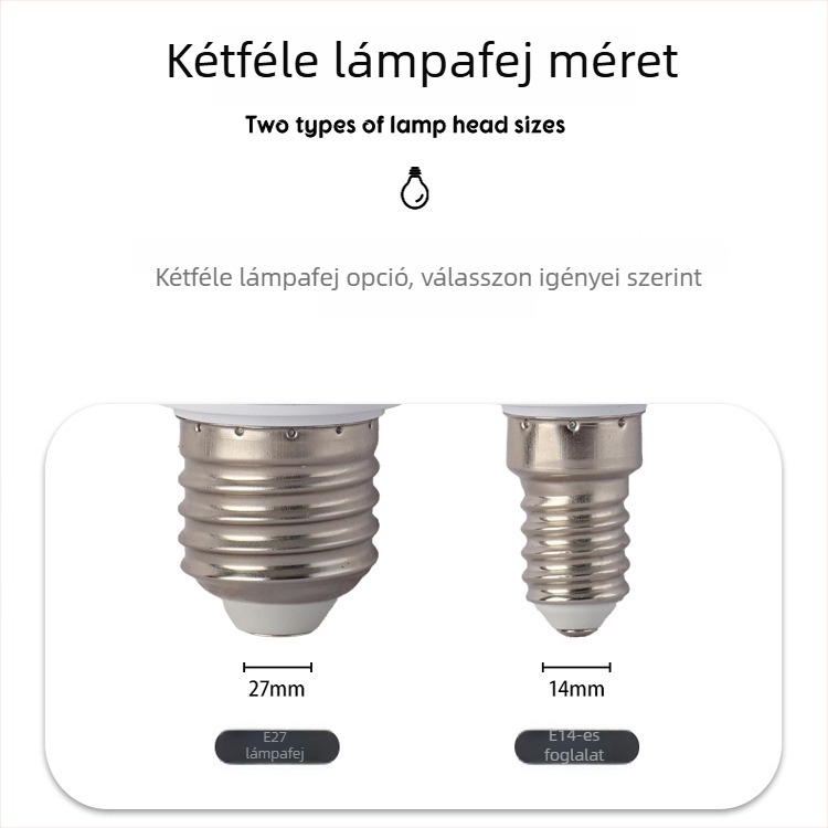 LED kukoricaizzó E27-es foglalattal, nagy fényerő, árnyékmentes, teljes teljesítmény, három színhőmérsékletű gyertyafény, nappaliba