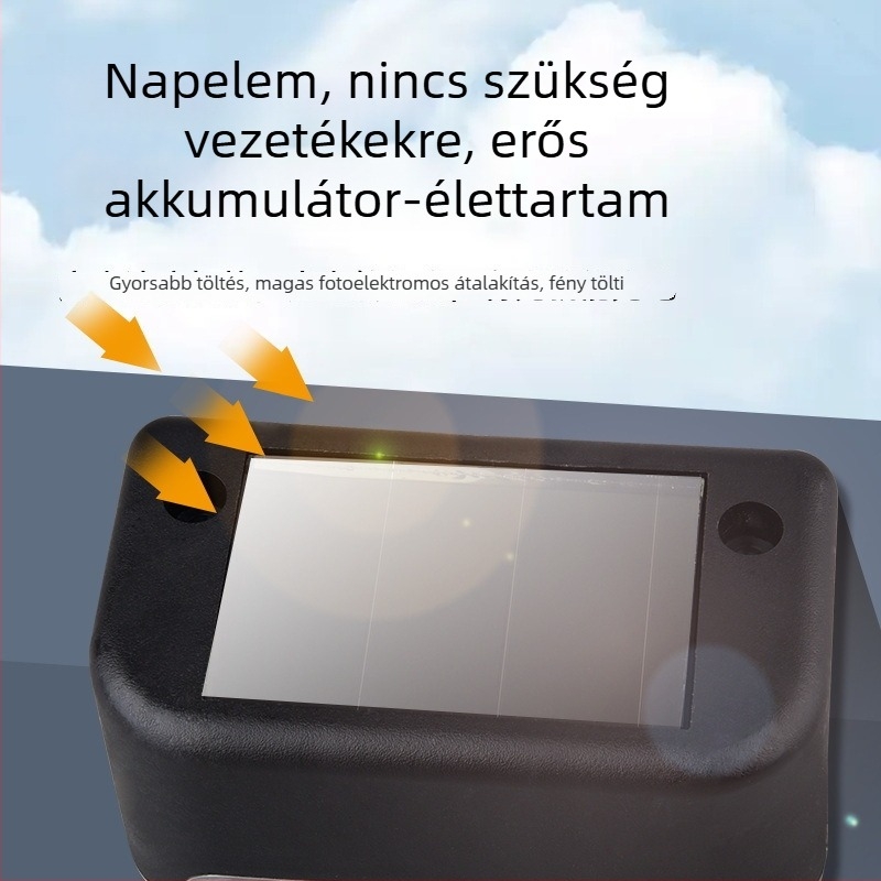 Napelemes lépcsőfény – kültéri falikar, vízálló dekoratív falfény kerthez és kerítéshez