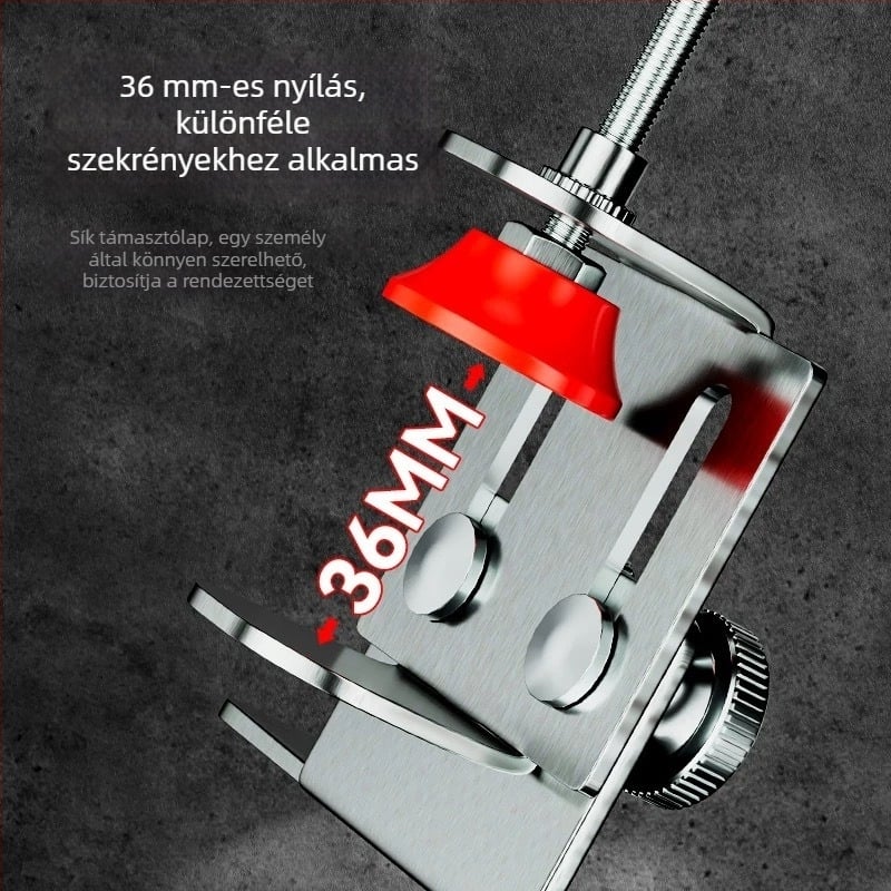 Többfunkciós szekrényajtó szerelő eszköz felső panel pozicionálóval
