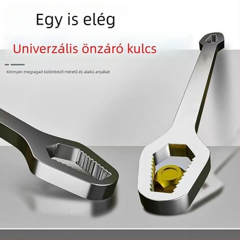 Önzáró univerzális kulcs, kettős végű, többfunkciós, állítható gyors kulcs, csillag alakú kulcs, 8–24 mm