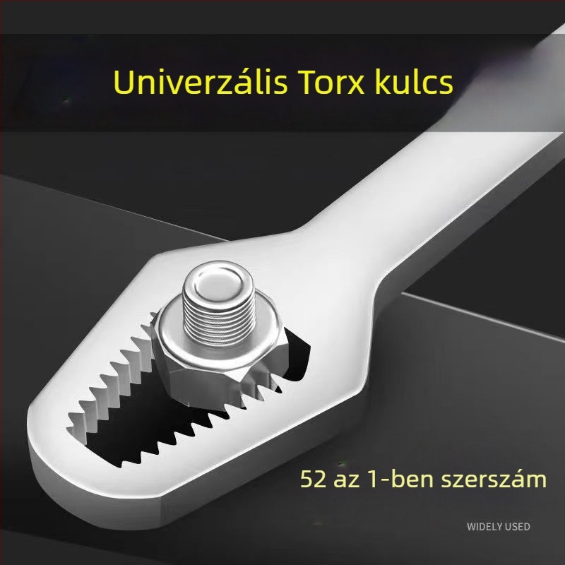 Önzáró univerzális kulcs, kettős végű, többfunkciós, állítható gyors kulcs, csillag alakú kulcs, 8–24 mm
