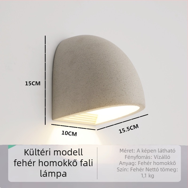 Nordic minimalist ipari terrazzo falikar kültéri használatra, vízálló