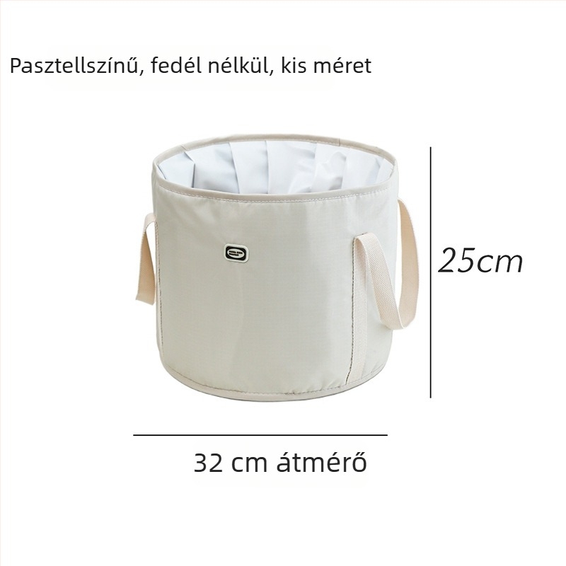 Összecsukható utazó lábfürdő táska fedéllel, hordozható lábfürdő medence otthoni használatra, testre szabható logó, szín és méret