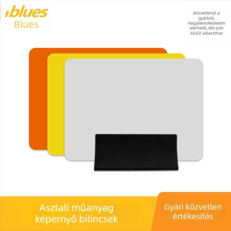 Műanyag asztali válaszfal-klip mozgatható alapú