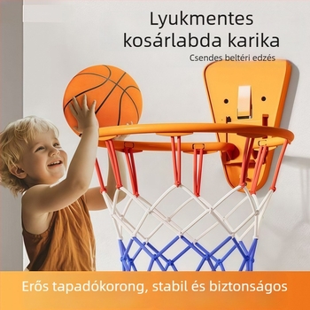 Csendes beltéri kosárlabda otthoni használatra, gyerekeknek puha szivacslabda edzésre