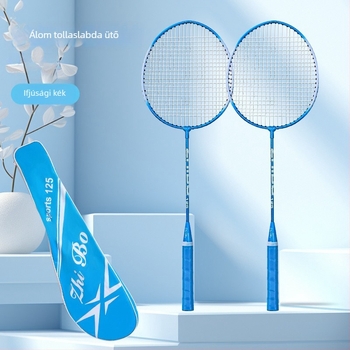 Kezdő badmintonütő készlet gyerekeknek és felnőtteknek, vasötvözet keret, ultrakönnyű és ütéscsillapító