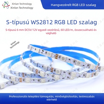 S alakú neonbetűk teljes színű RGB LED csíkkal, 6 mm vékony panel, programozható hajlítású fényház reklámhoz