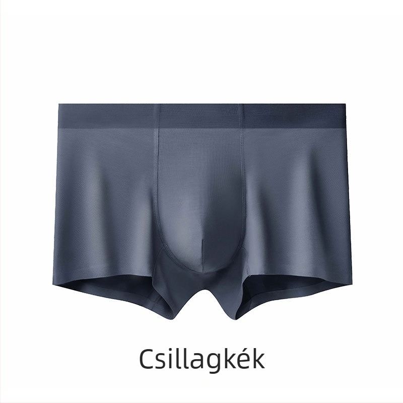 Férfiak számára készült Modal bokseralsó, középmagasságú, légáteresztő, antibakteriális, 60 darab, varrat nélküli, egyszínű