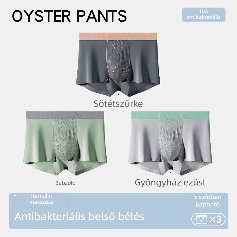 Modal férfi boxer alsónemű 10A antibakteriális, lélegző, ajándékdobozban