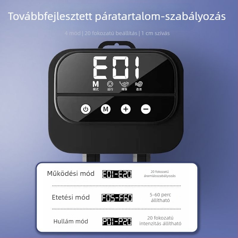 Akvariumhoz változó frekvenciájú vízszivattyú, merülő, rendkívül csendes tónak és akvariumnak