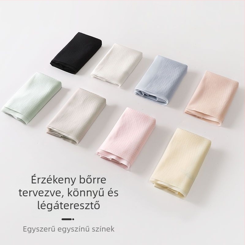 Ultra vékony Ice Silk seamless női alakformáló alsó, magas derekú, hasi kontrollal és fenéket emelő hatással