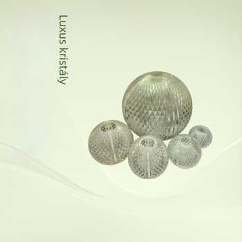 Átlátszó akril üreges gömb lámpabúra Buddha gyöngyökkel, étkezői csillárhoz és asztali lámpához