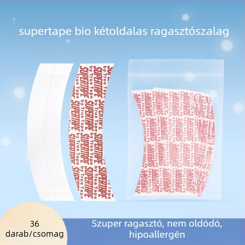 Paróka számára készült ragasztófilm bio-protein kétoldalas ragasztóval, lélegző, vízálló és izzadságálló