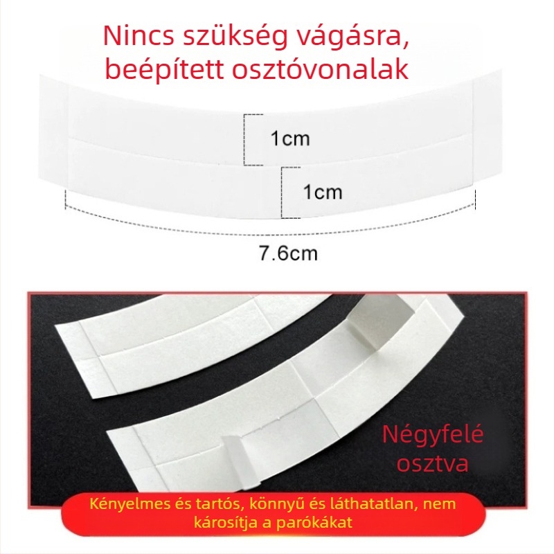 Paróka számára készült ragasztófilm bio-protein kétoldalas ragasztóval, lélegző, vízálló és izzadságálló