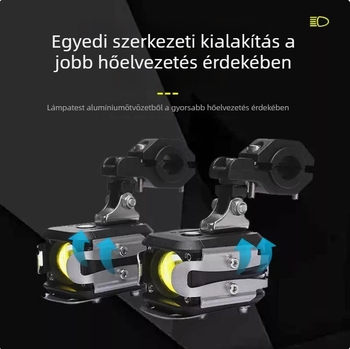 Nagy teljesítményű motorkerékpár LED reflektor, integrált magas és alacsony fénysugárral, elektromos motorkerékpárhoz