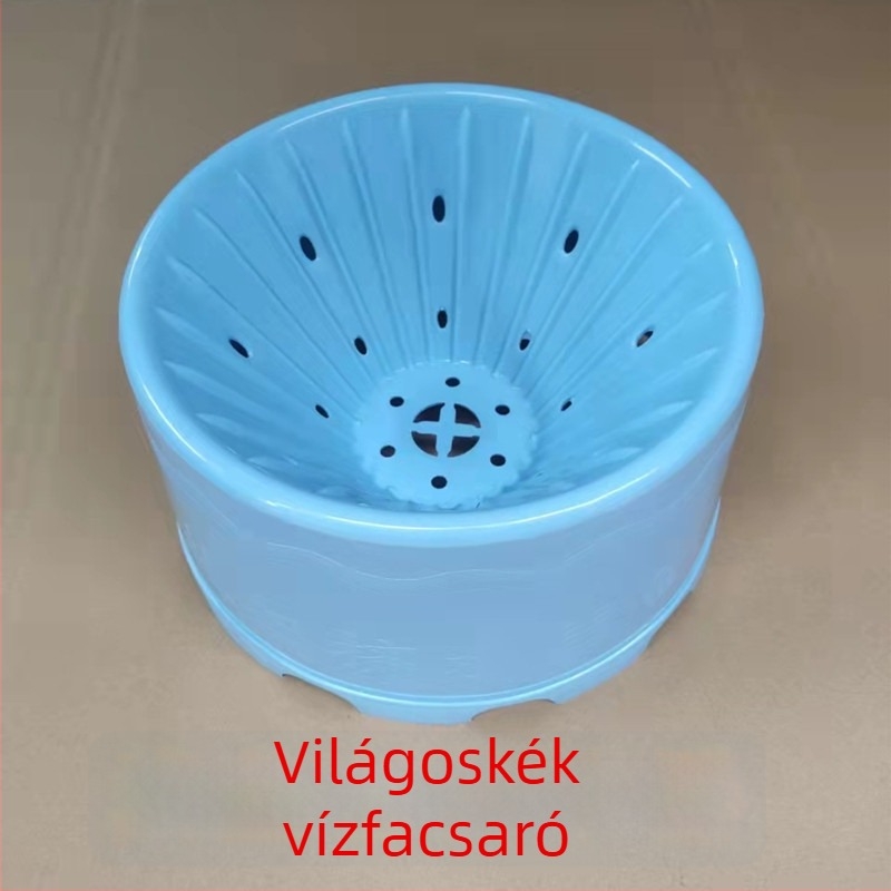 Régi típusú felmosó vödör kézi kifacsaróval