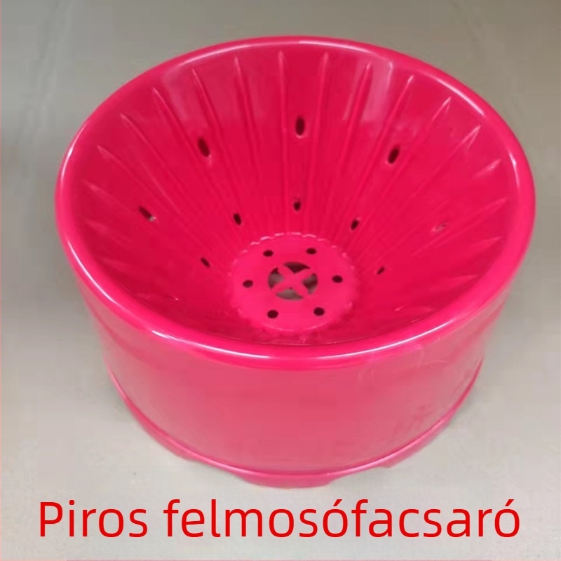Régi típusú felmosó vödör kézi kifacsaróval