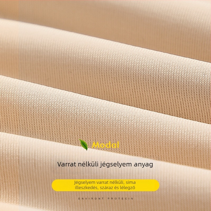 Női nyári Ice Silk anyagú rövidnadrág, csipkés alsórésszel, háromnegyedes hossz, nagy méret, varrat nélküli, átlátszatlanság elleni védelem