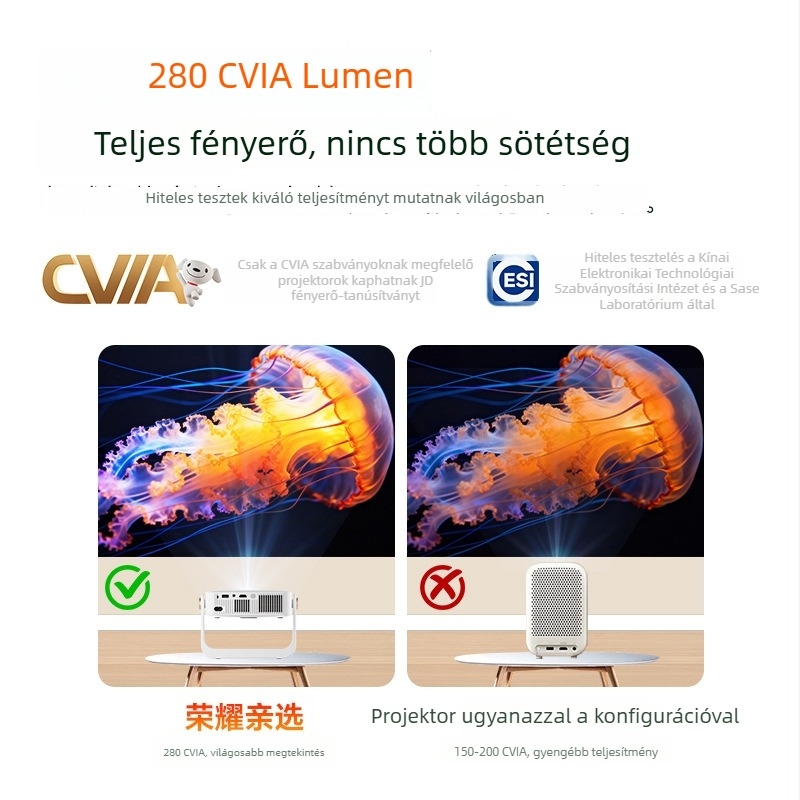 Honor otthoni projektor 2026-os új modell, 1080p, 100 hüvelykes képátló, 70W, 3C tanúsítvány