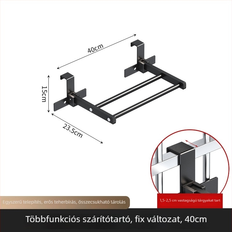 Kollégiumi ágynál ruhafogas és felső ágyhoz tartozó tároló