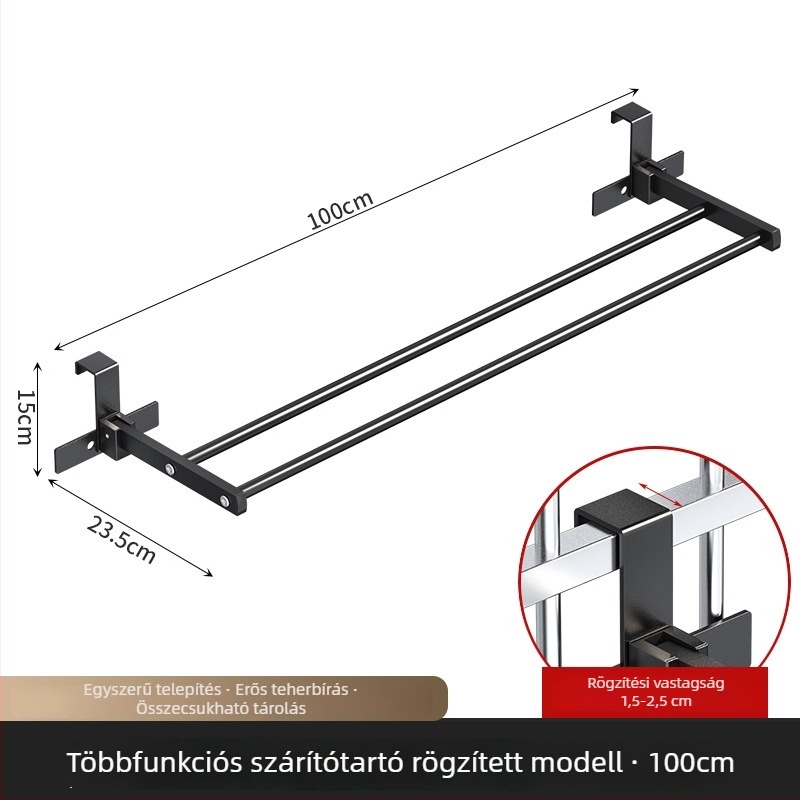 Kollégiumi ágynál ruhafogas és felső ágyhoz tartozó tároló