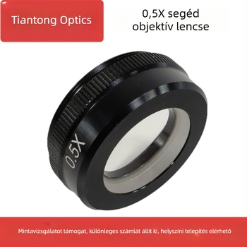 Tiantong Optical 10A mikroszkóp 0,5×, 2×, 0,35× és 0,3× objektívekkel, 0645 alapobjektív, HD