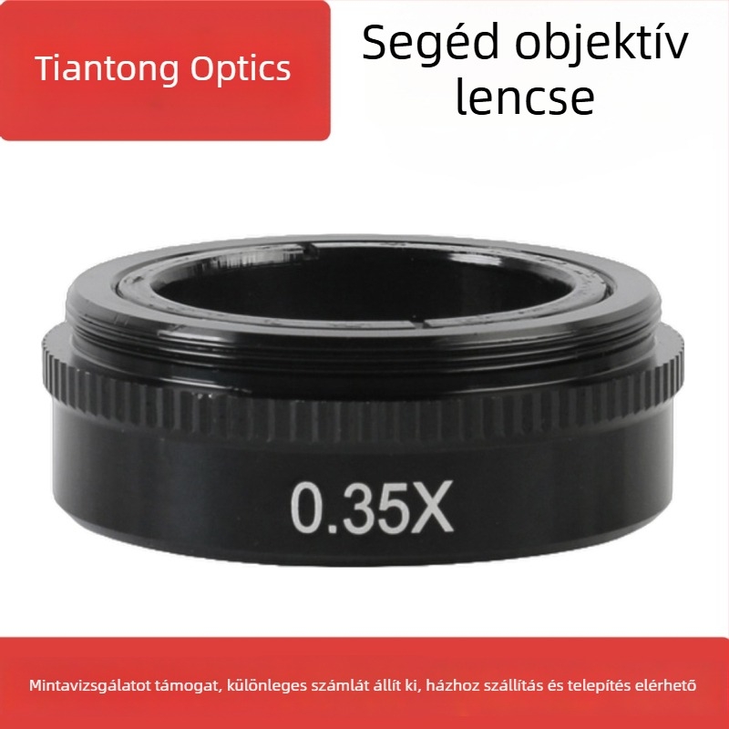 Tiantong Optical 10A mikroszkóp 0,5×, 2×, 0,35× és 0,3× objektívekkel, 0645 alapobjektív, HD