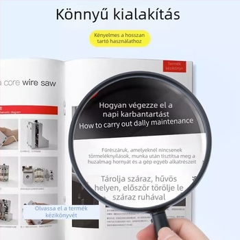 Ultra könnyű kézi nagyító HD nagyítással, extra nagy lencsével az olvasáshoz – időseknek, gyerekeknek és diákoknak.