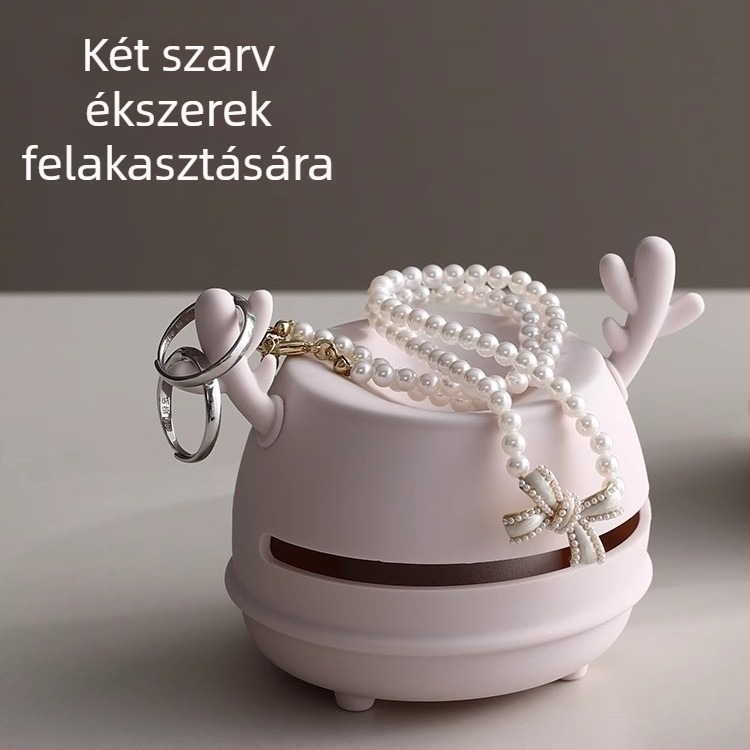 Agancs formájú szilikon sminkszivacs tároló, hordozható, lélegző, multifunkcionális