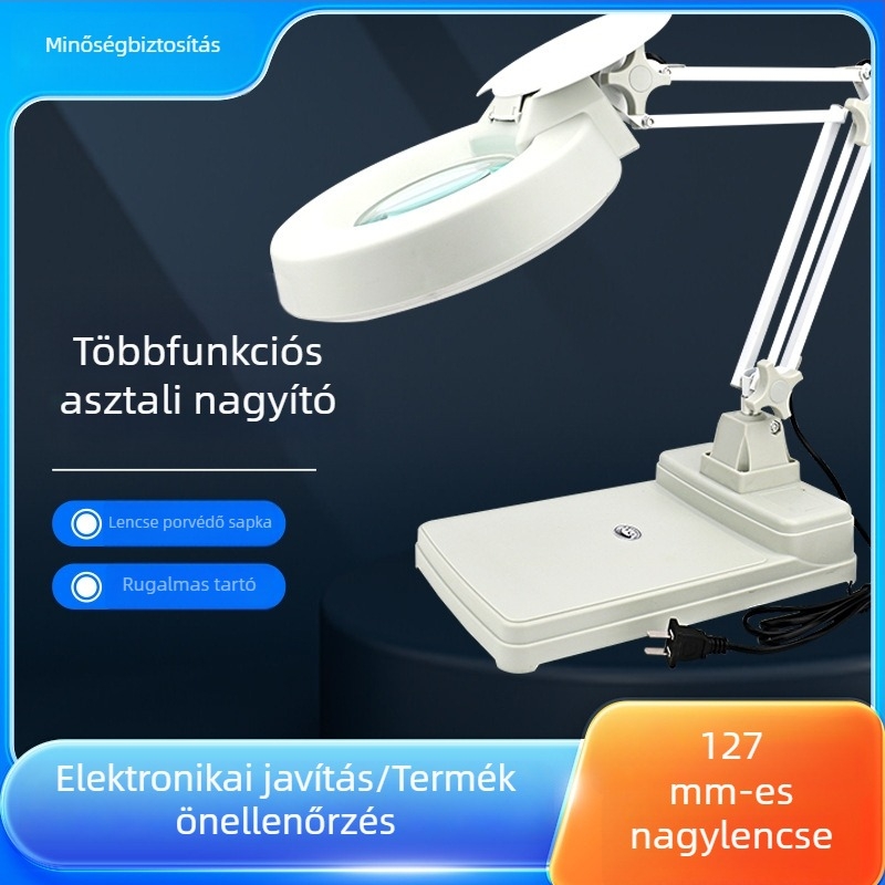 LT-86C LED-es nagyító elektronikai javításokhoz – ipari asztali lámpa a munkapult számára, azonosítási gravírozással 86B