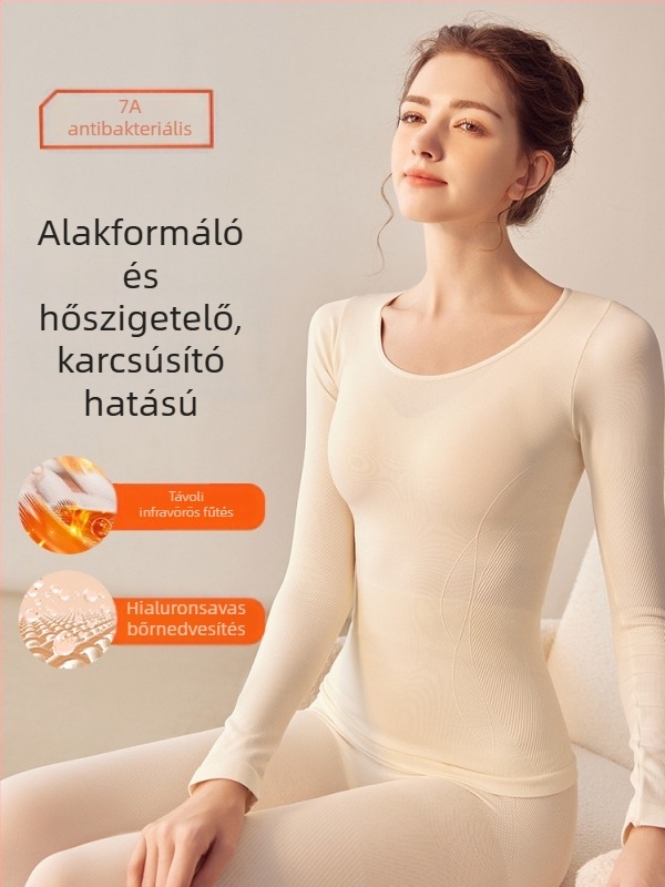 Magas derekú haskontrollal és fenékemeléssel készült termikus leggings nőknek – vastag alapréteg