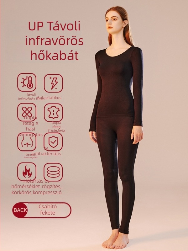 Magas derekú haskontrollal és fenékemeléssel készült termikus leggings nőknek – vastag alapréteg