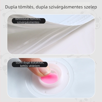 Vastagított vákuum-tömörítő tasak ruhák, ágyneműk és dzsekik tárolására