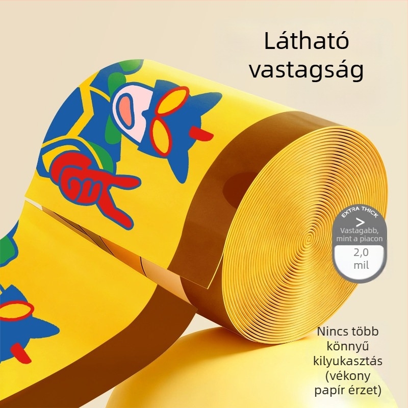 Megerősített szemeteszsákok húzózsinórral, nagy méret, otthonra, irodába és kollégiumba, diákoknak gazdaságos csomag, nagy kapacitás