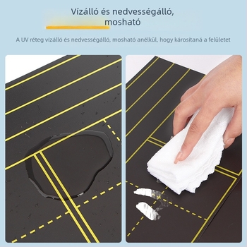 Mágneses oktatási tábla Pinyin és angol hálóval, kis otthoni mágneses tábla, vízálló