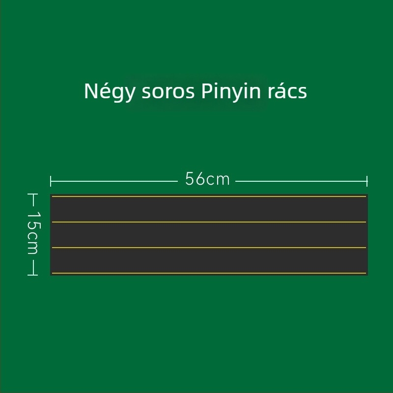 Mágneses oktatási tábla Pinyin és angol hálóval, kis otthoni mágneses tábla, vízálló