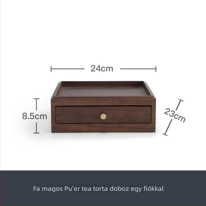 Pu'er teakeksz kocka doboz, többszintes fiókos tároló, kínai stílus, otthoni használatra