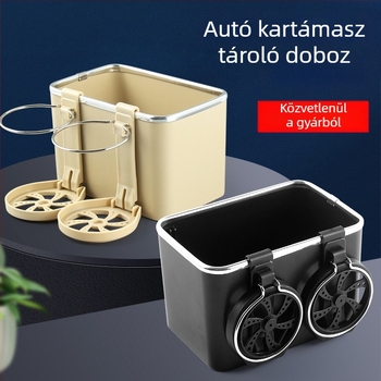 Autó karfájára szerelhető tároló — multifunkcionális zsebkendő tartó, akasztható a napellenzőhöz