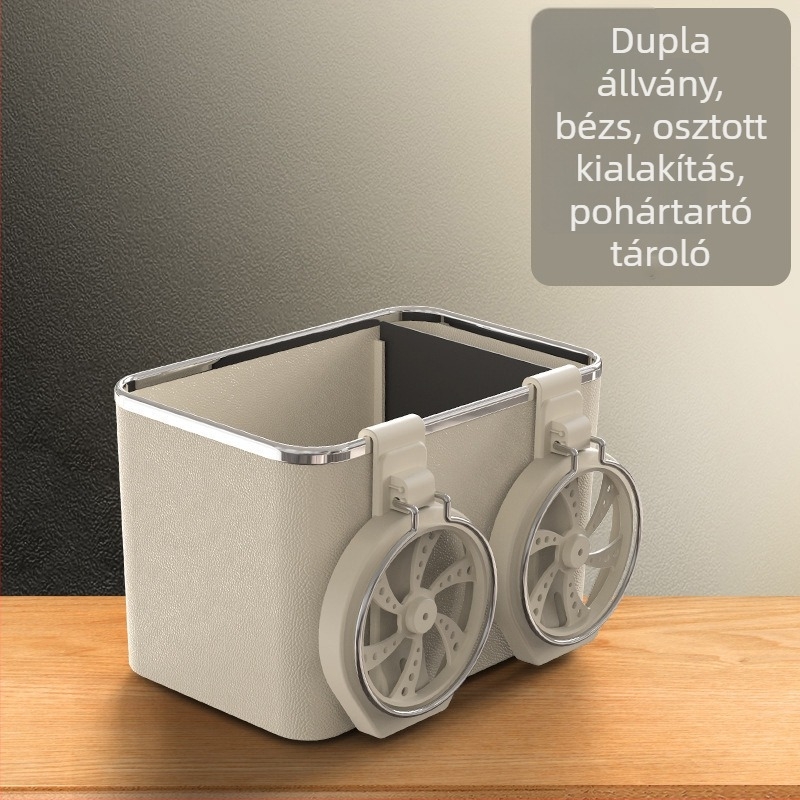 Autó karfájára szerelhető tároló — multifunkcionális zsebkendő tartó, akasztható a napellenzőhöz
