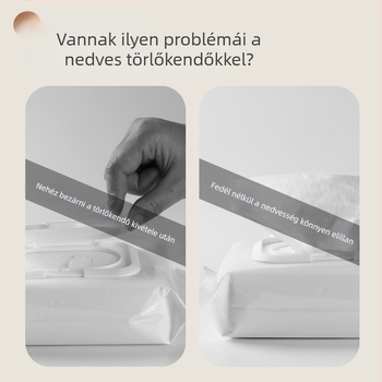 Többcélú hordozható nedves törlőkendő doboz maszk tárolóval, autóhoz, otthonhoz és utazásokhoz
