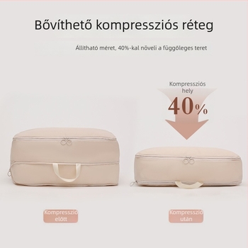 Nylonból készült ruhákhoz tervezett kompressziós táska – utazási tároló, hordozható poggyász-szervező