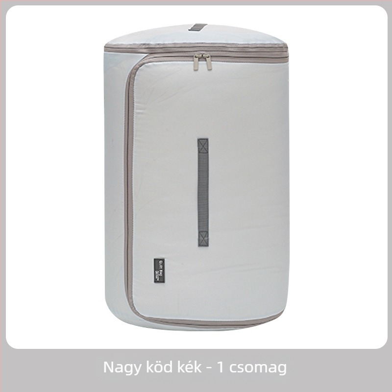 Kompressziós hengeralakú ágyneműtároló tasak